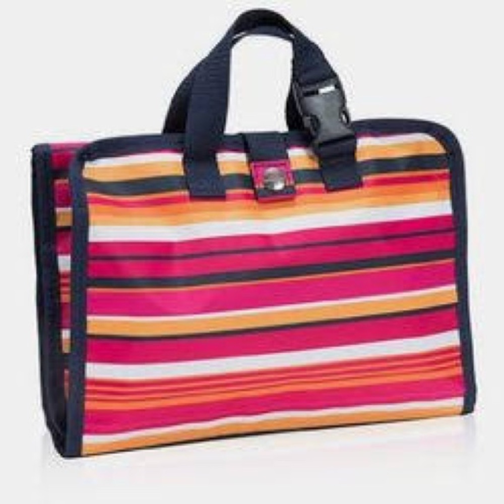 Thirty-one fold up family organizer in Pinstripe punch